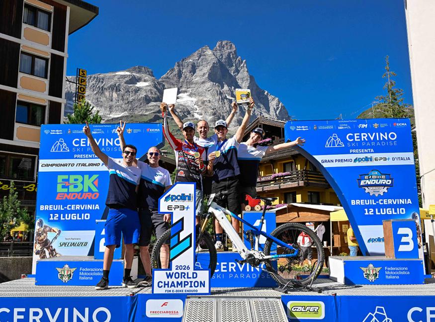 Polini Secures Two FIM E-Bike Enduro World Cup Titles